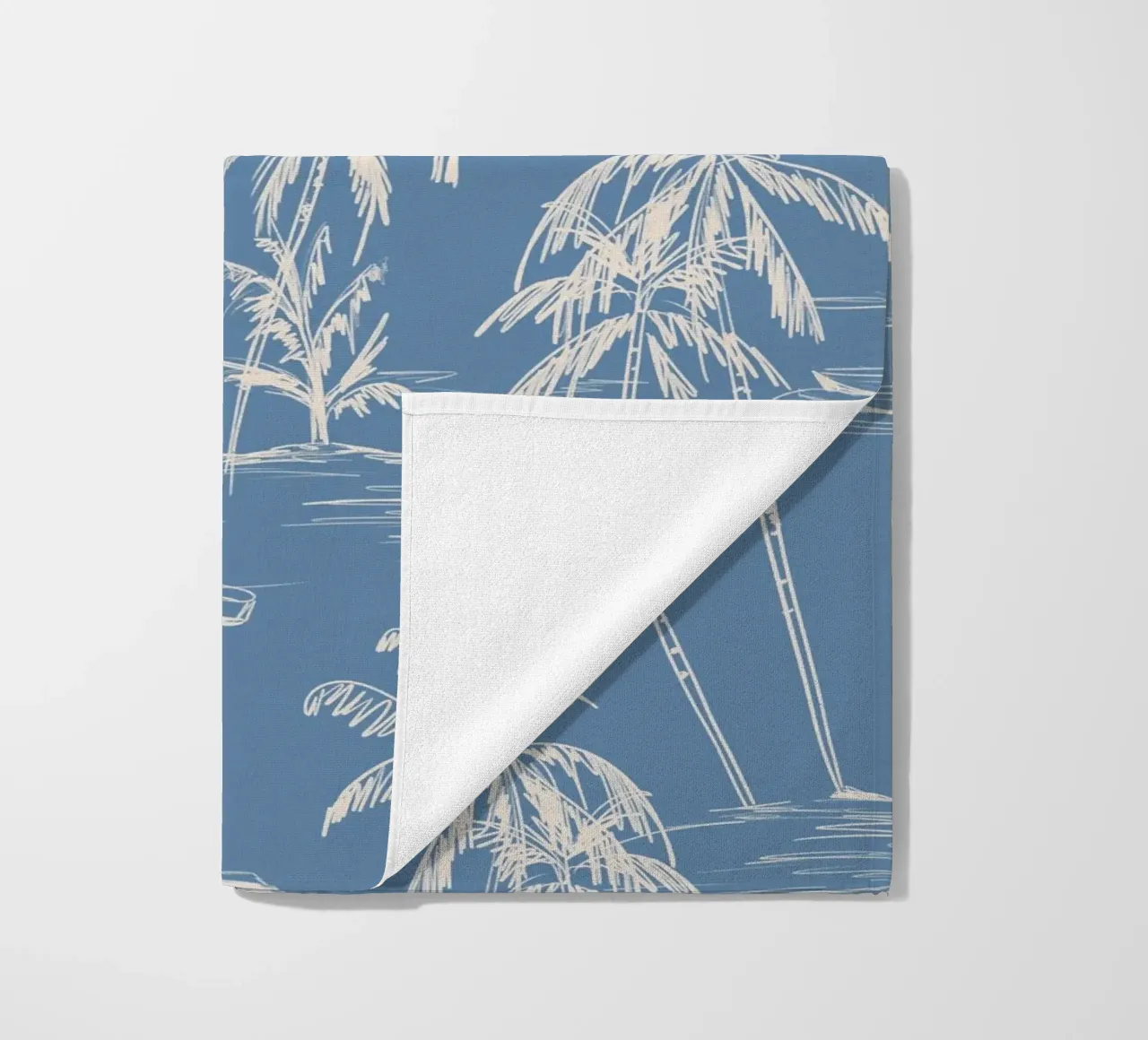 Tropical Beach Pattern telo mare da anisillustration