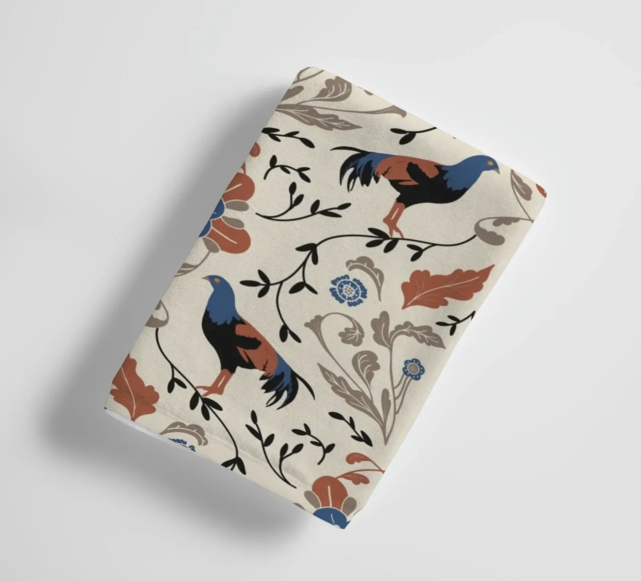 Bohemian Roosters Pattern asciugamano da bagno da anisillustration