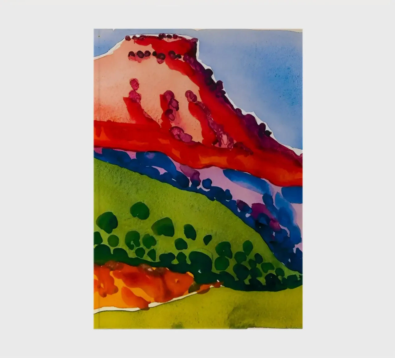 Georgia OKeeffe - Red Mesa , 1917 notebook by Kinsley
