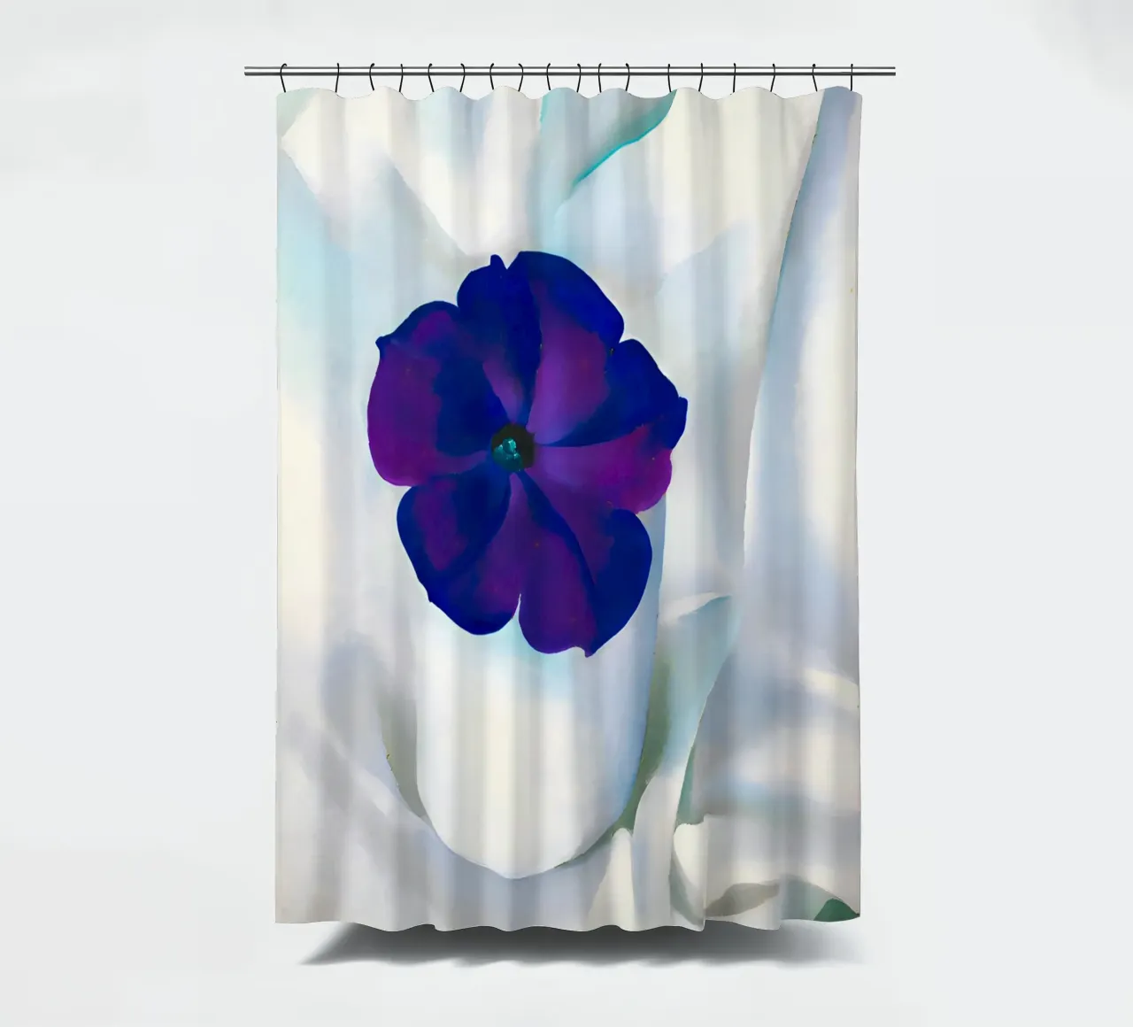 Georgia O'Keeffe - Petunia 1925 shower curtain by Kinsley