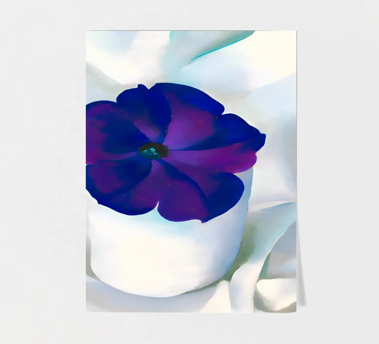 Georgia O'Keeffe - Petunia 1925 sticker sheet by Kinsley
