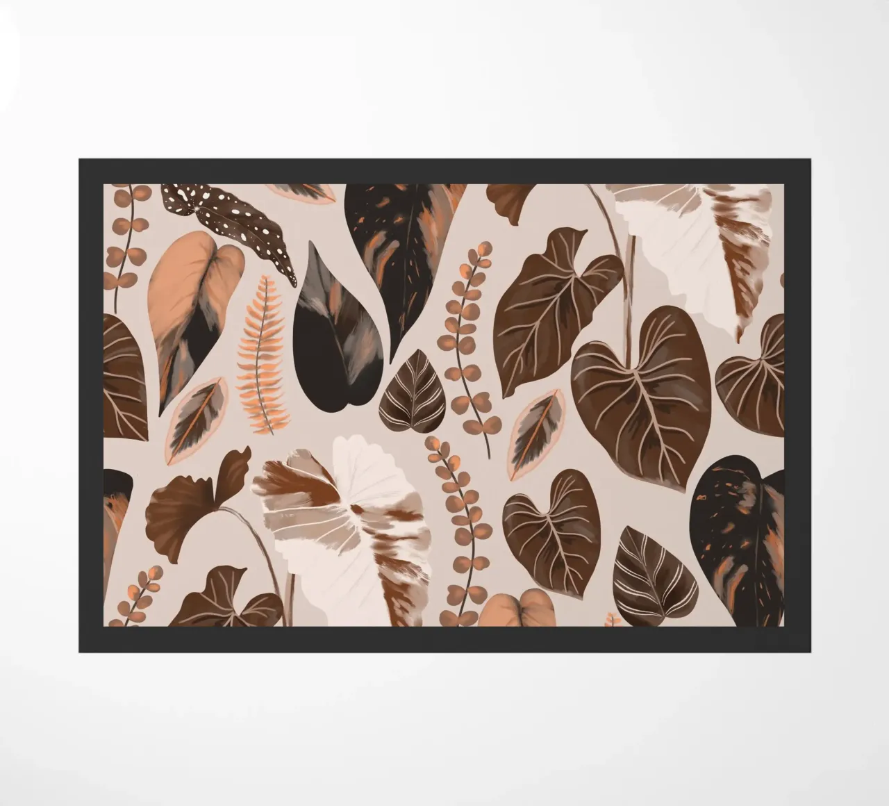 Autumn Tropical Leaves Pattern zerbino da anisillustration