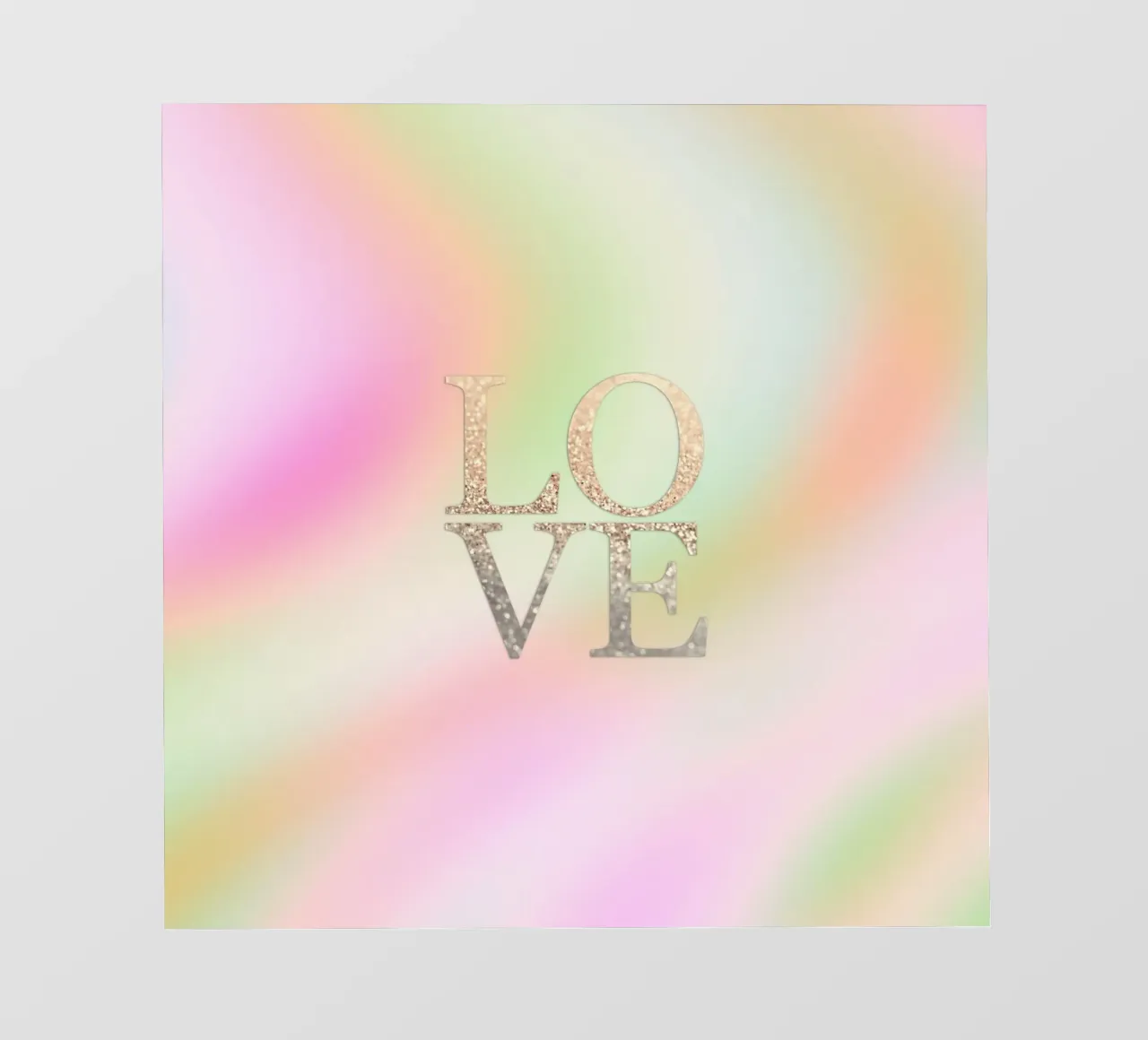 Oro AMORE Arcobaleno telo in pvc da Monika Strigel