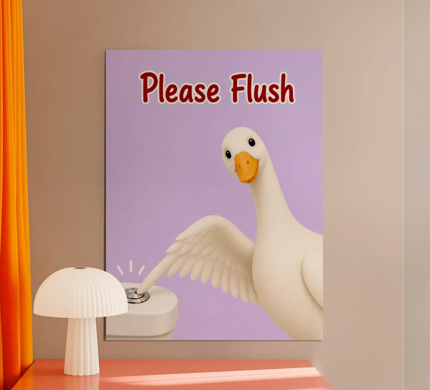 please flush poster by mompunks