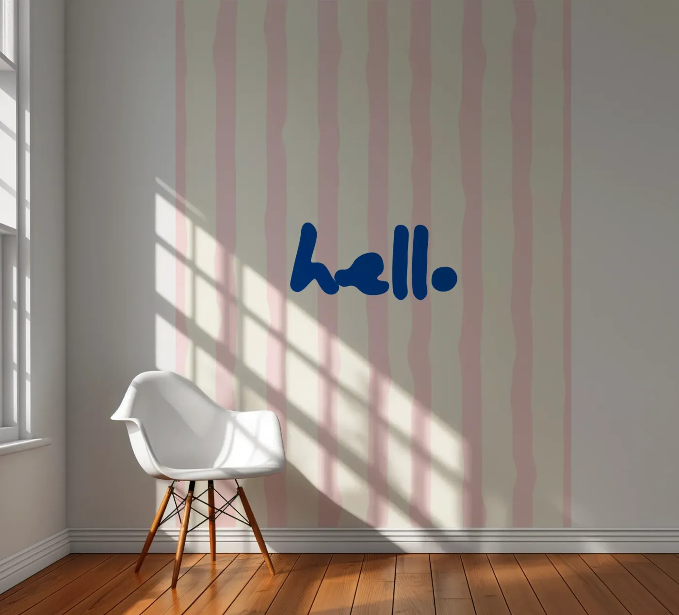 hello fotobehang van Jannie goods