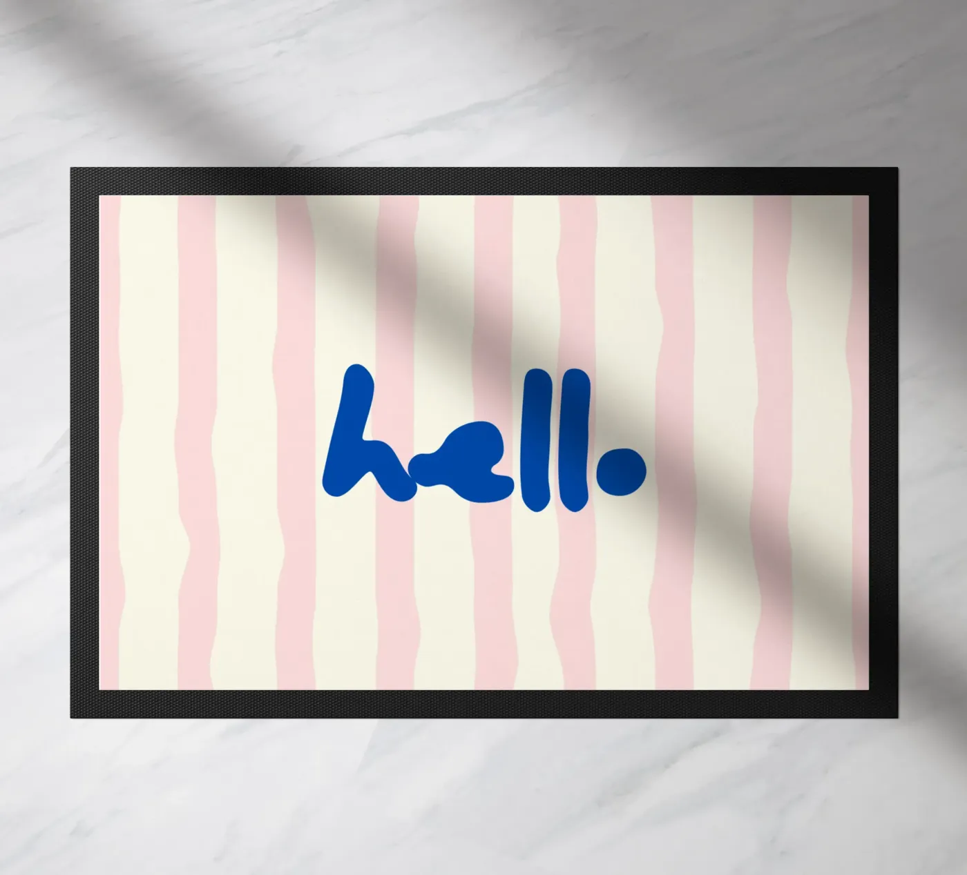 hello Fußmatte von Jannie goods
