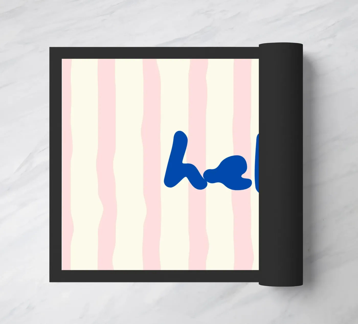 hello Fußmatte von Jannie goods