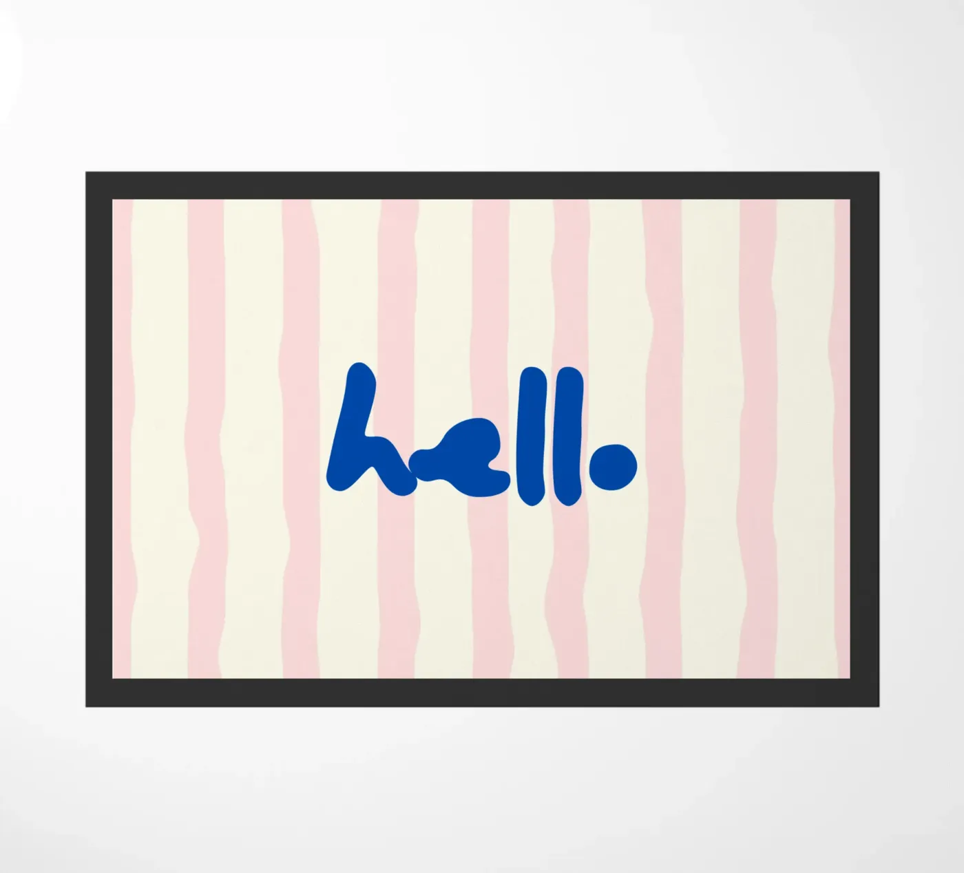 hello Fußmatte von Jannie goods