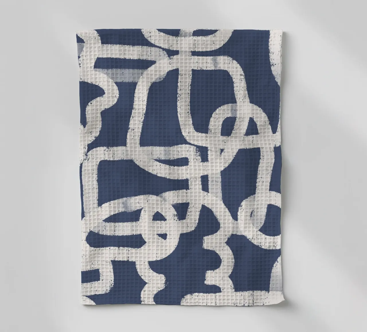 Abstract Doodles Blue Pattern canovaccio da cucina da anisillustration