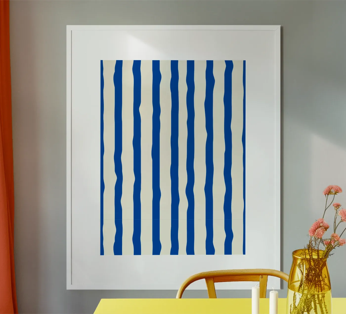 riga blu poster da Jannie goods