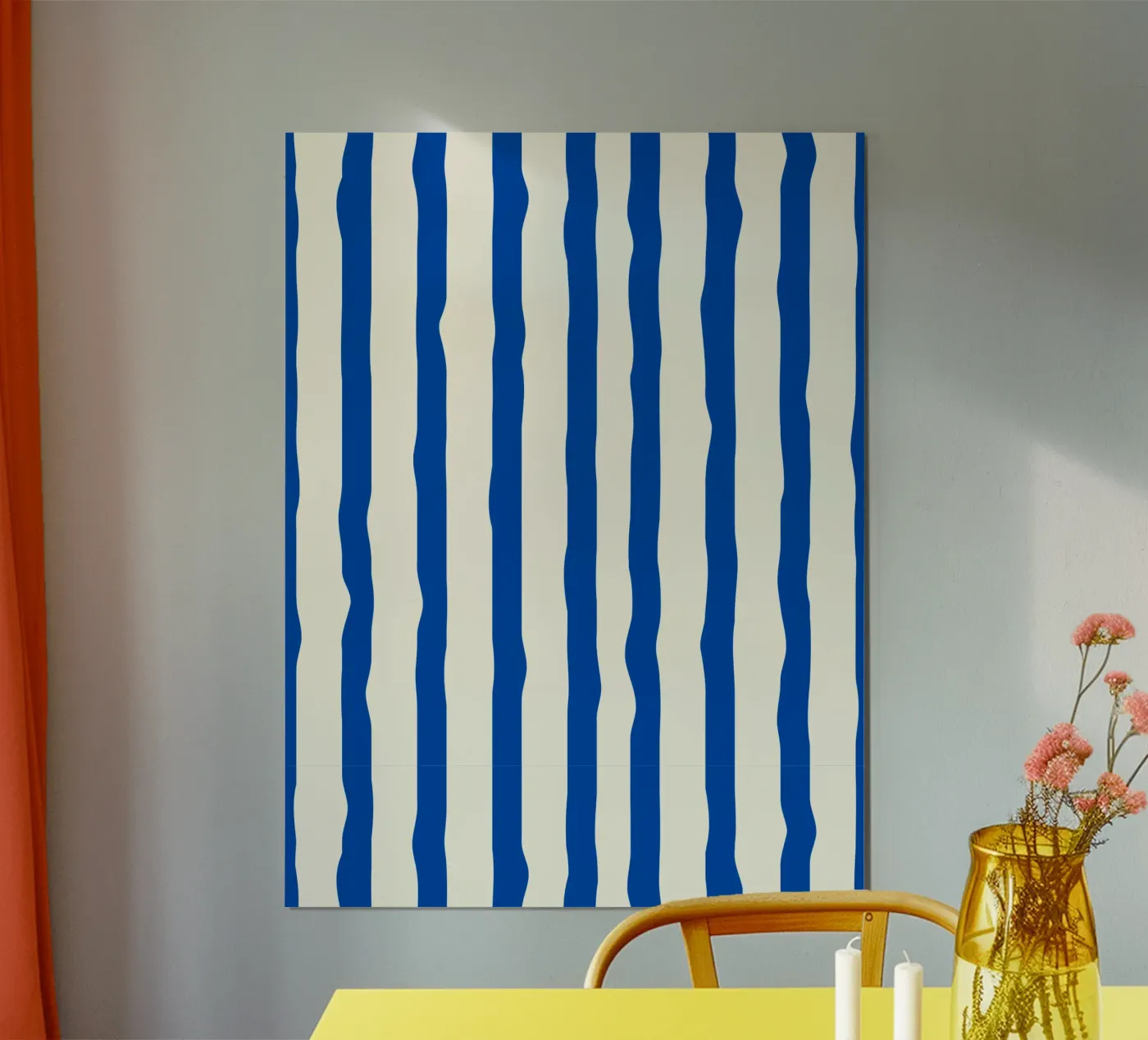 riga blu poster da Jannie goods