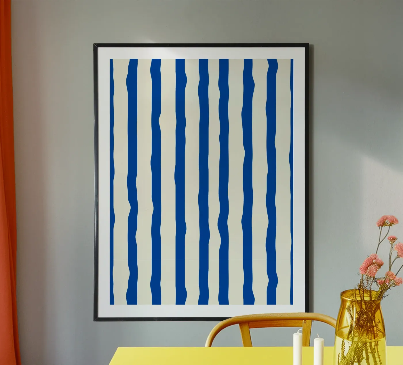 riga blu poster da Jannie goods