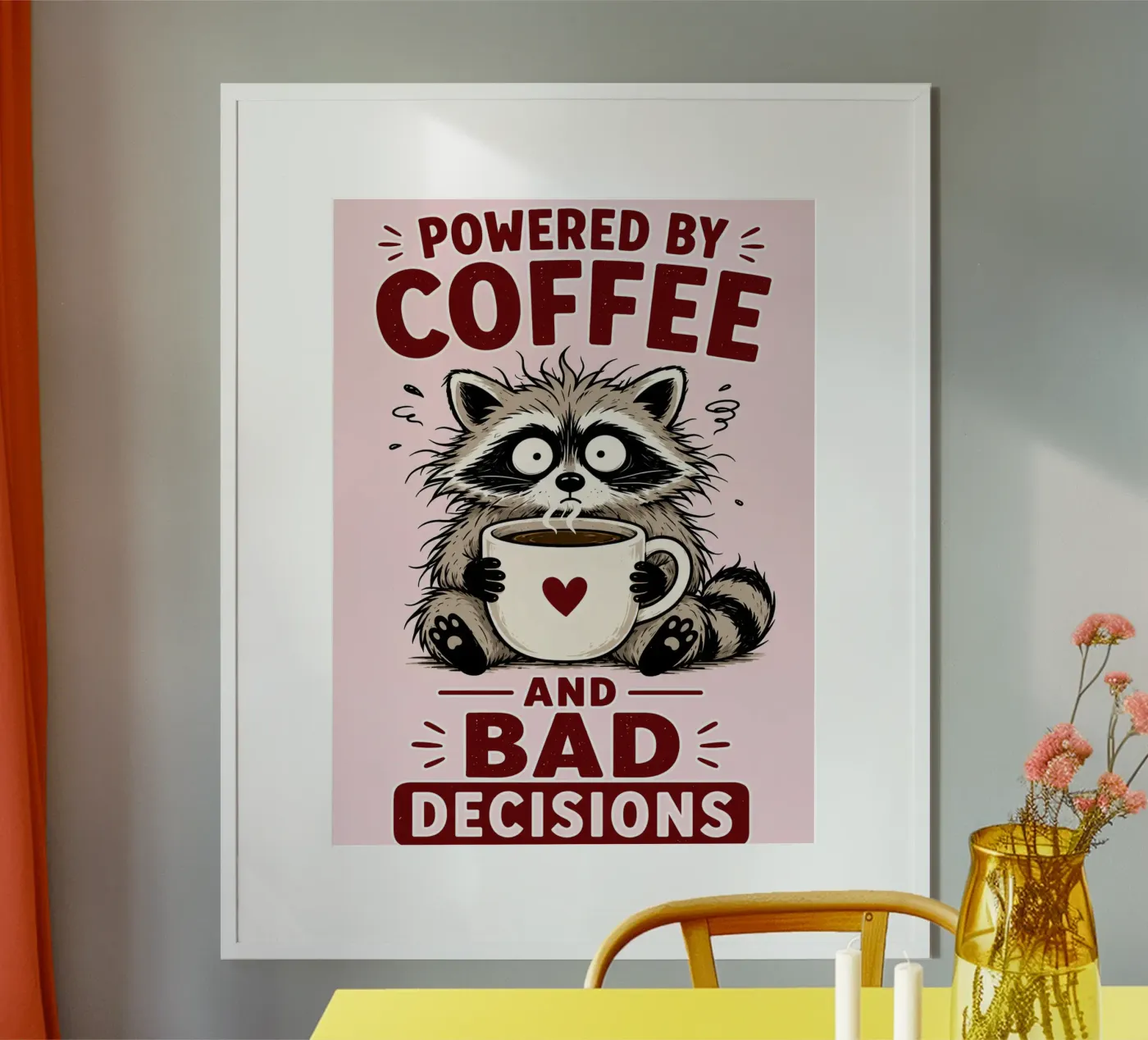 mit Kaffee Poster von mompunks