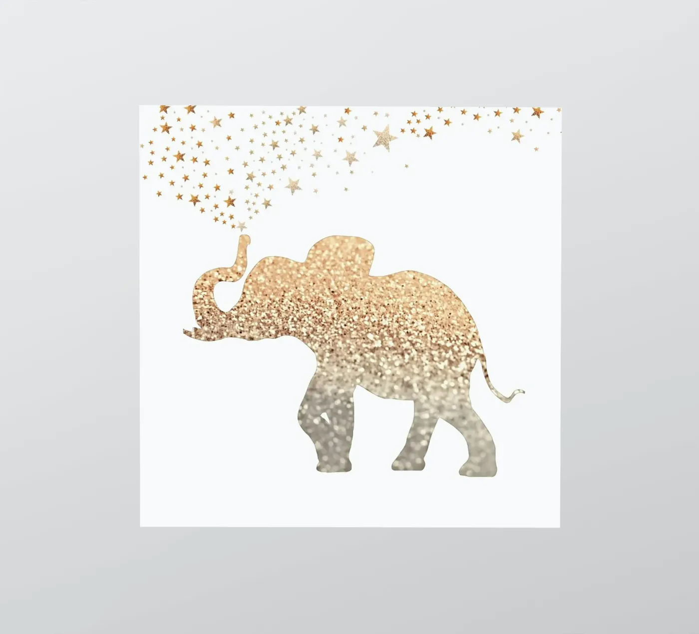 Gold Elephant adesivo da Monika Strigel