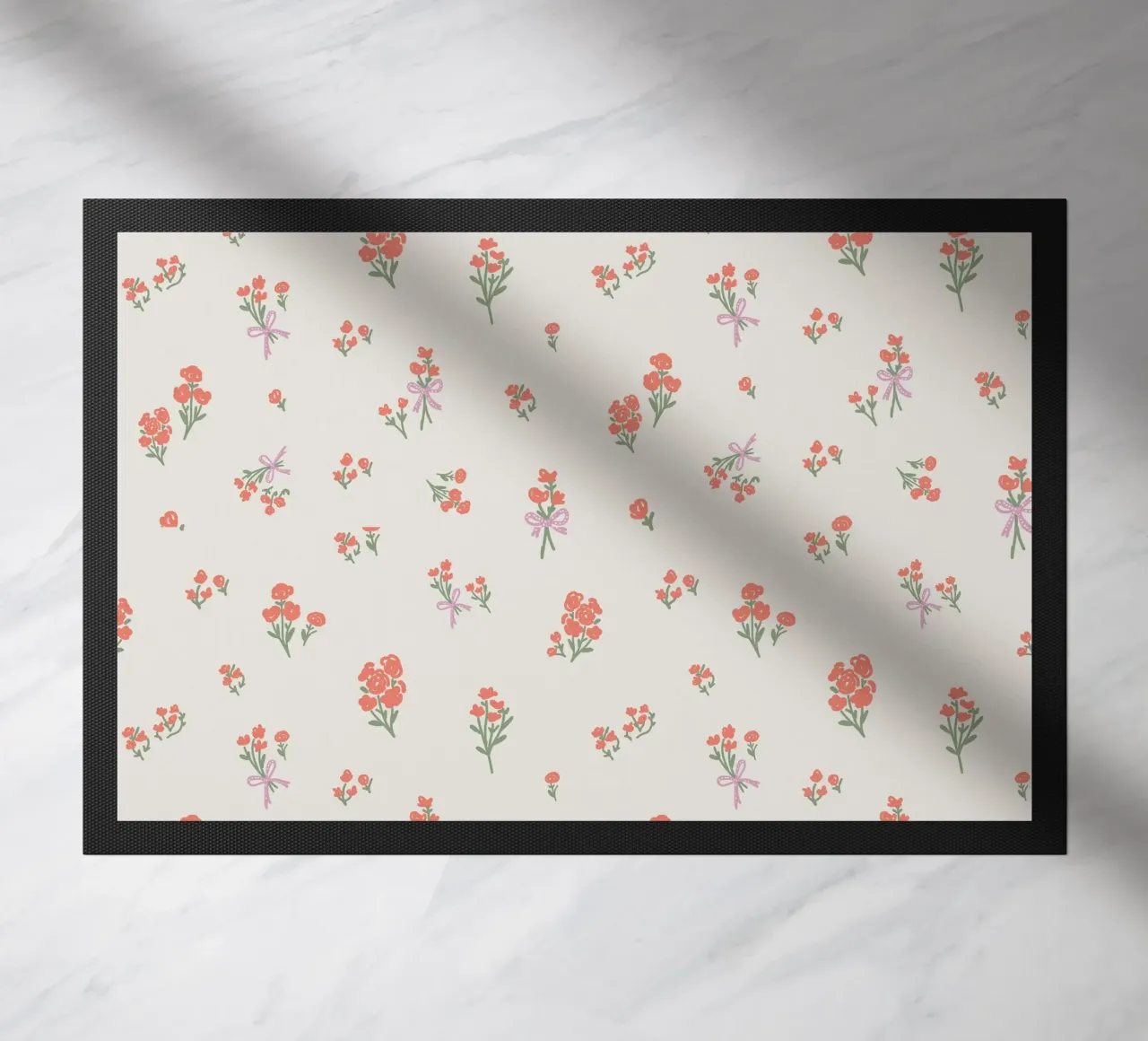 Tiny Red Flowers Pattern zerbino da anisillustration
