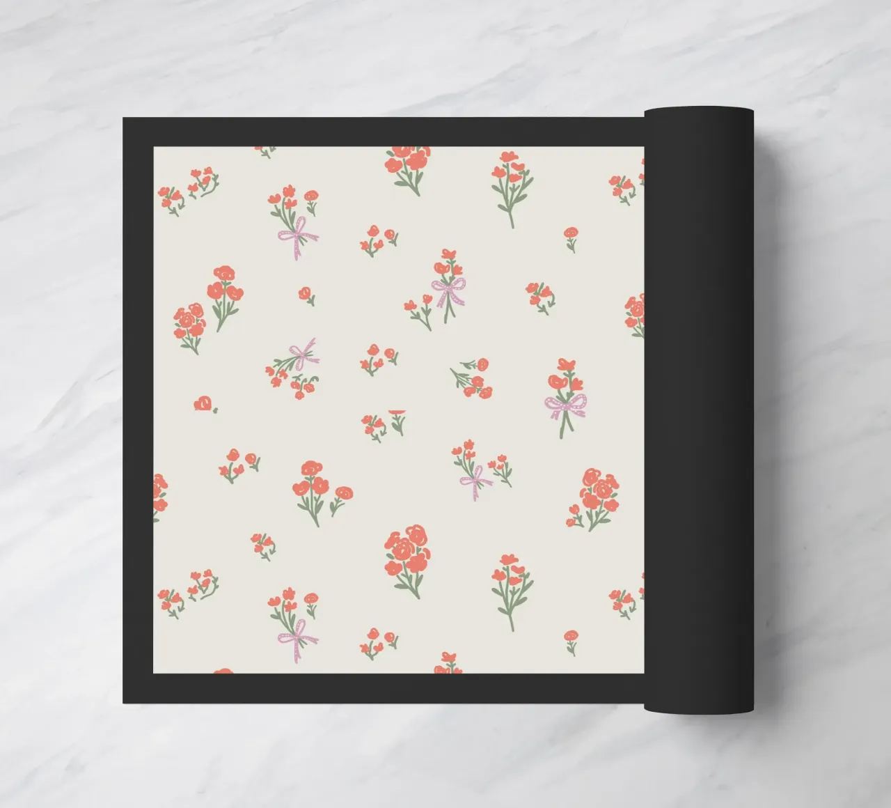 Tiny Red Flowers Pattern zerbino da anisillustration
