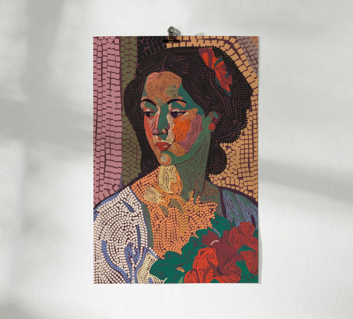Mosaic Muse poster by treechild