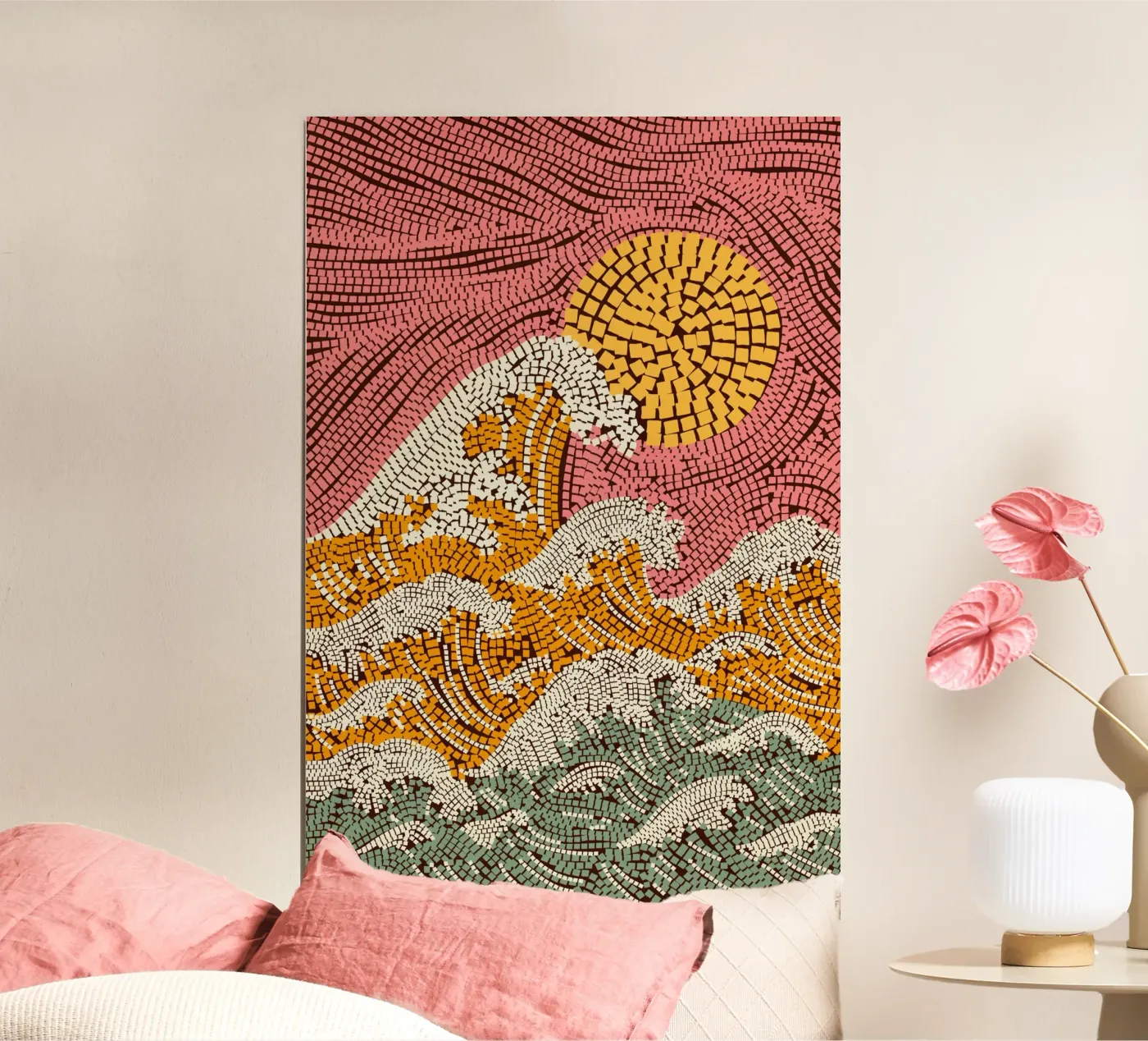 Mosaic Sunset poster da treechild