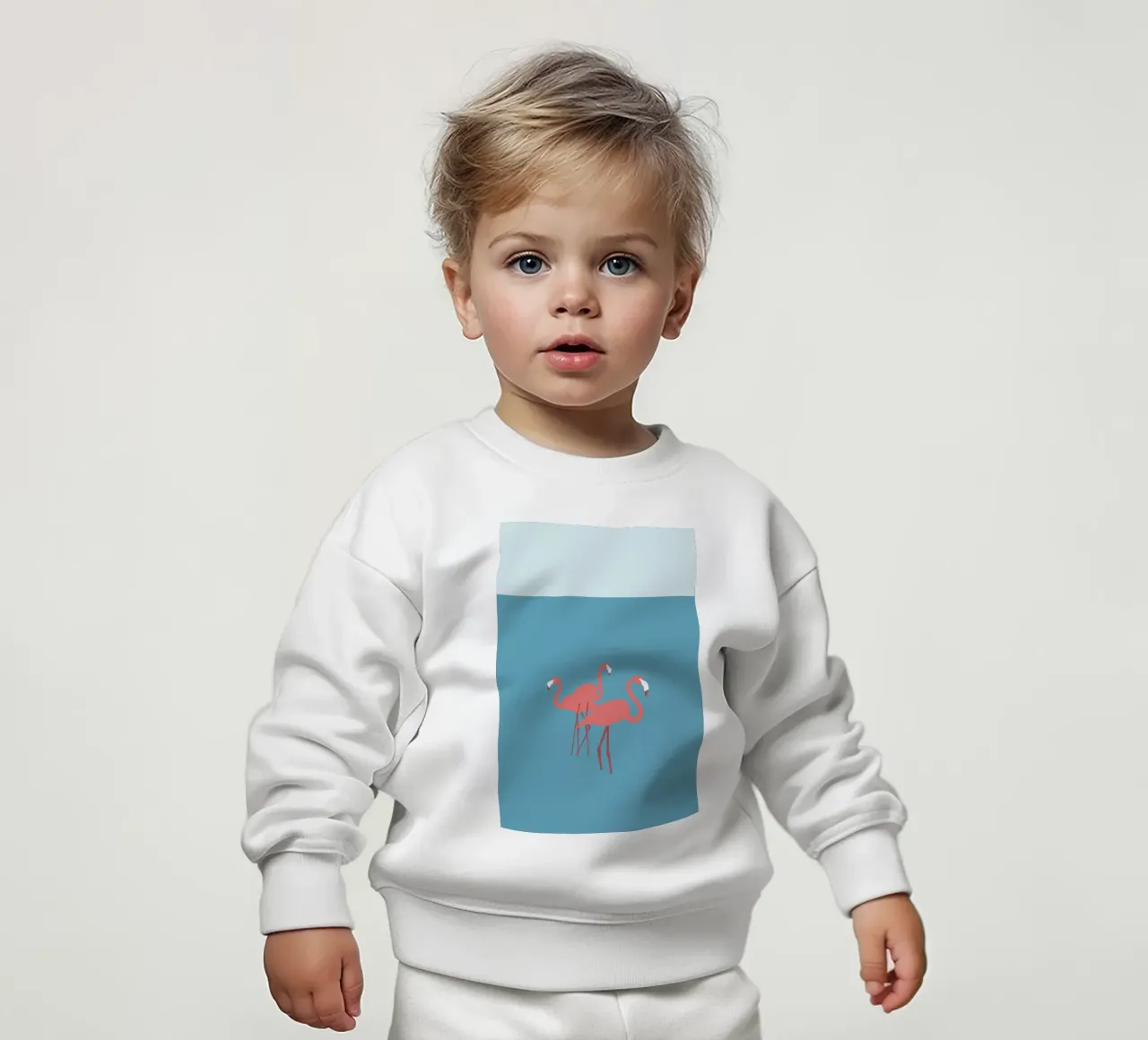 Flamingo felpa neonato da Swen Swensøn