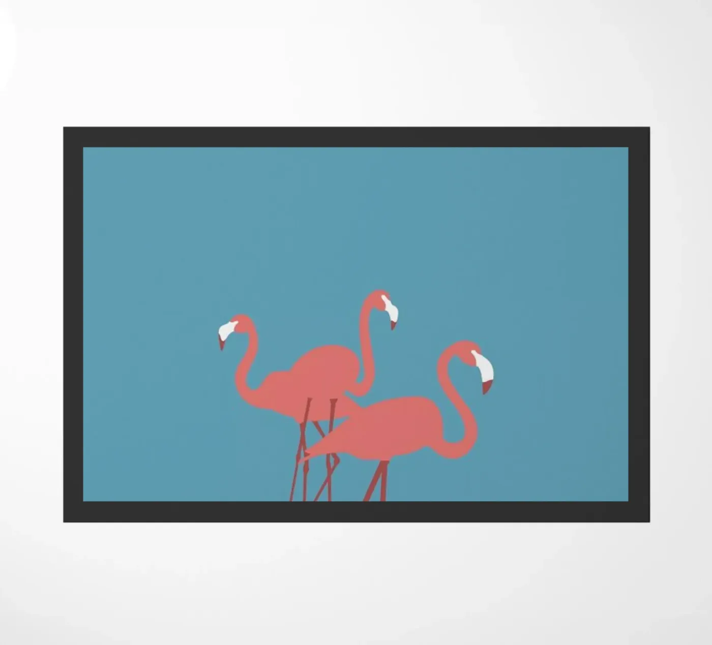 Flamingo doormat by Swen Swensøn