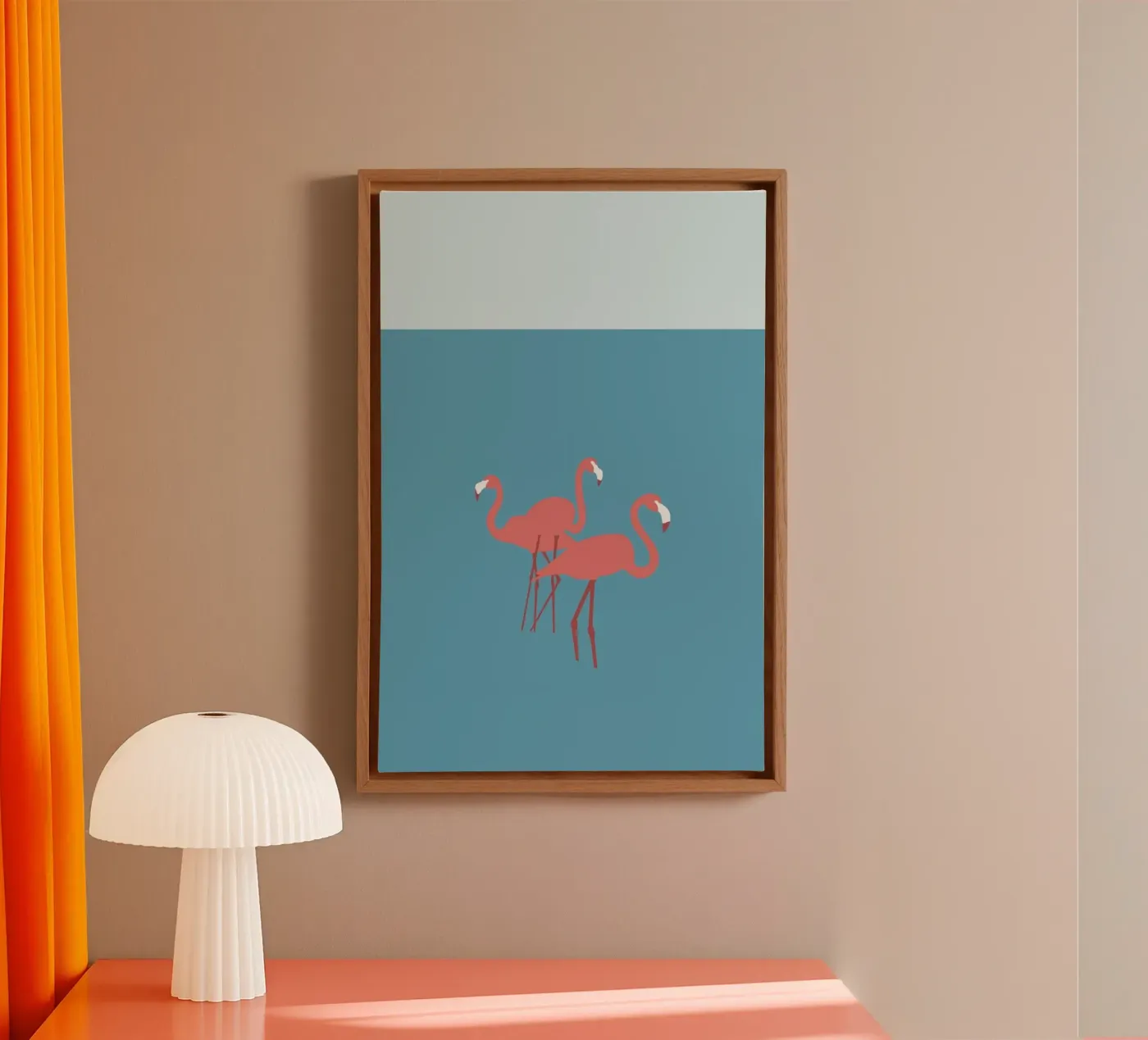 Flamingo tela da Swen Swensøn