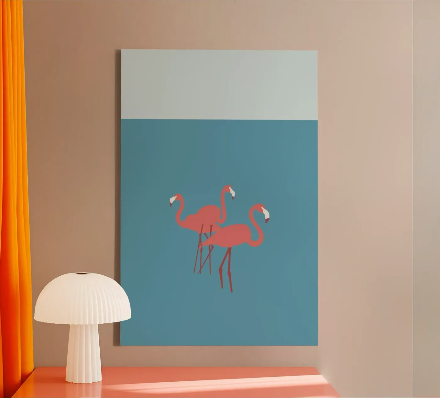 Flamingo tela da Swen Swensøn