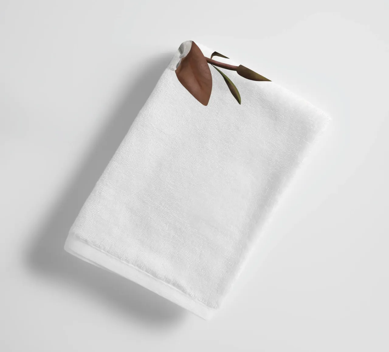 Magnolias bouquet with Name asciugamano da bagno da anisillustration