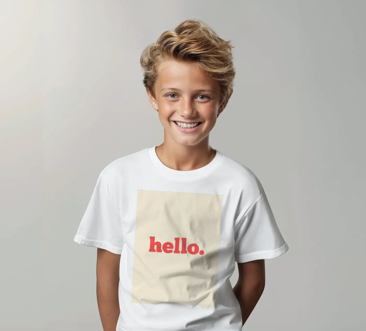 hello. kinder t-shirt van Pillips Studio