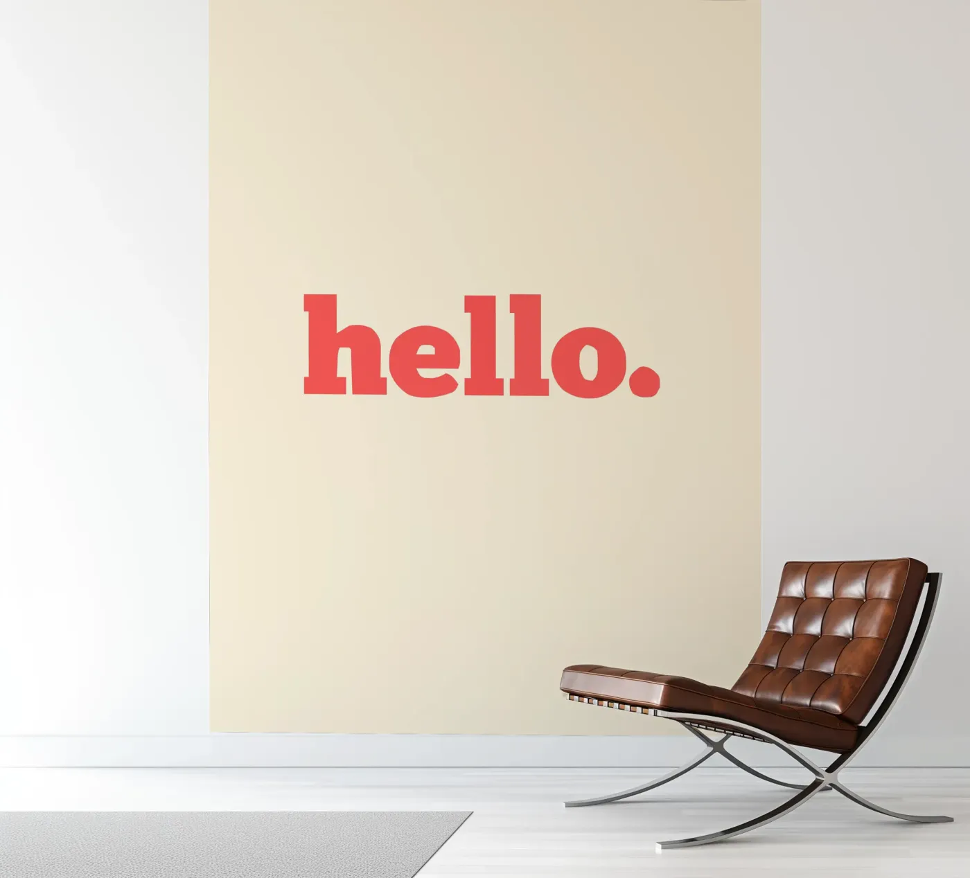 hello. fotobehang van Pillips Studio