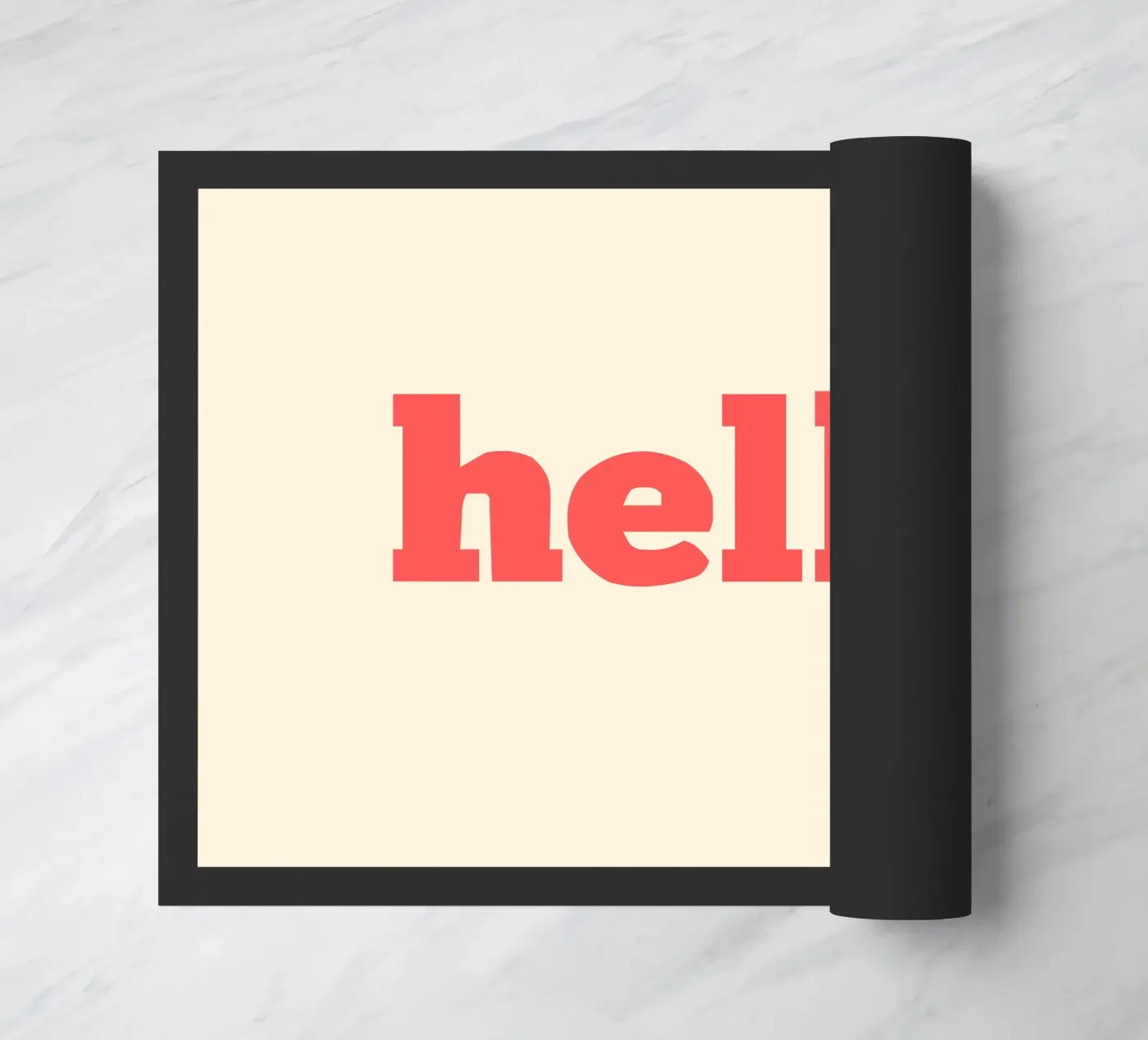 hello. Fußmatte von Pillips Studio