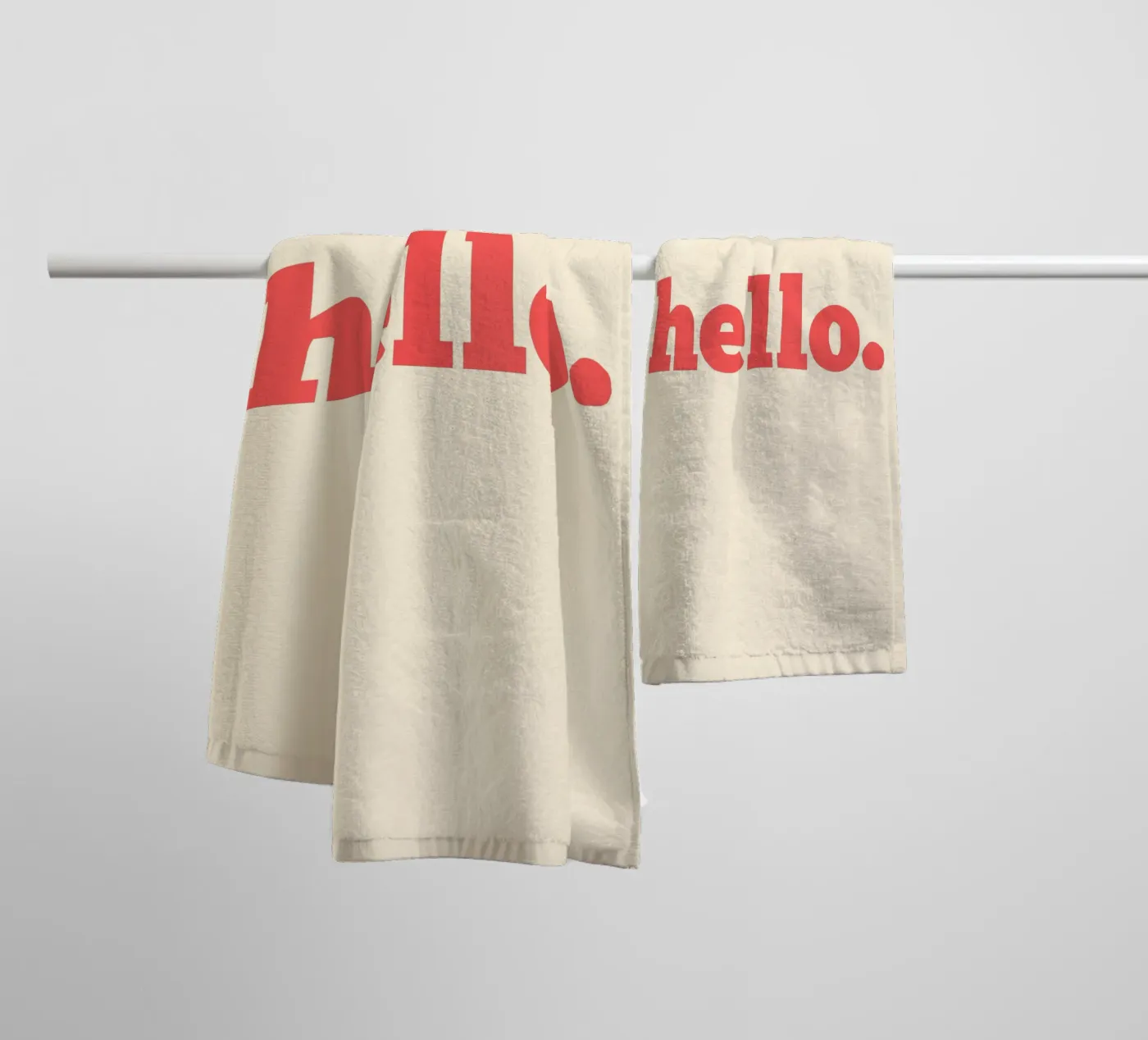 hello. badhanddoek van Pillips Studio
