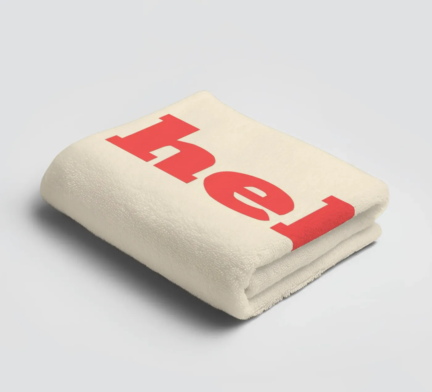 hello. badhanddoek van Pillips Studio