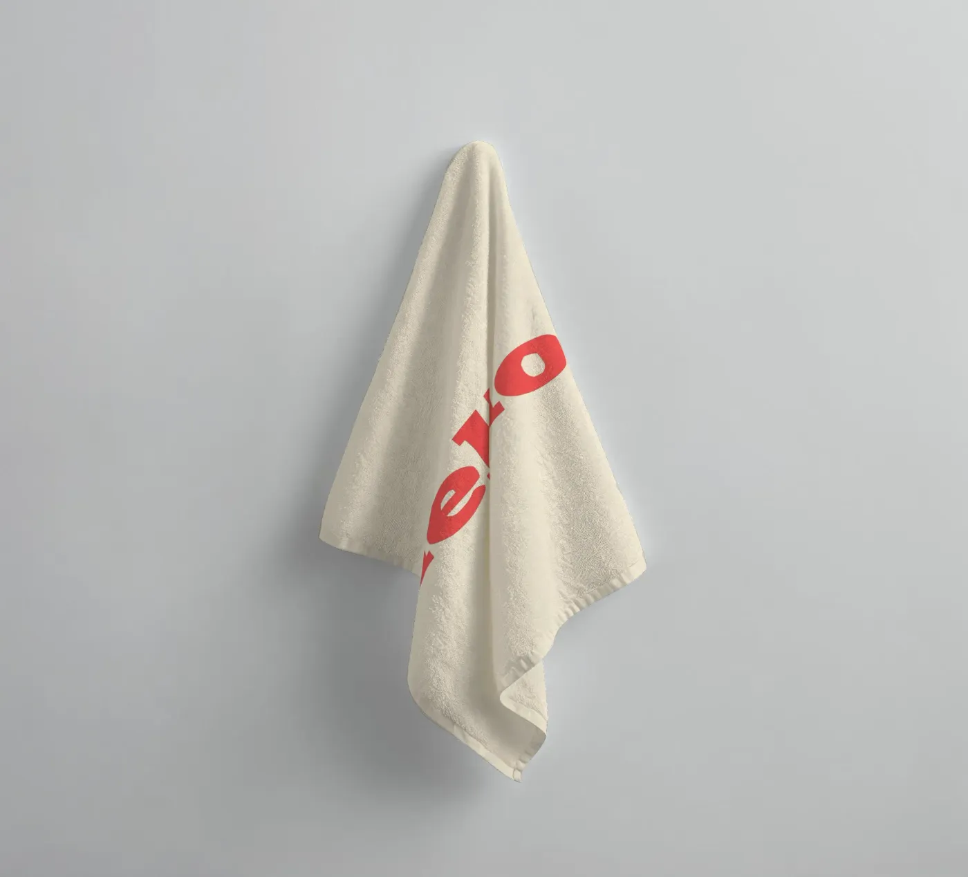 hello. badhanddoek van Pillips Studio