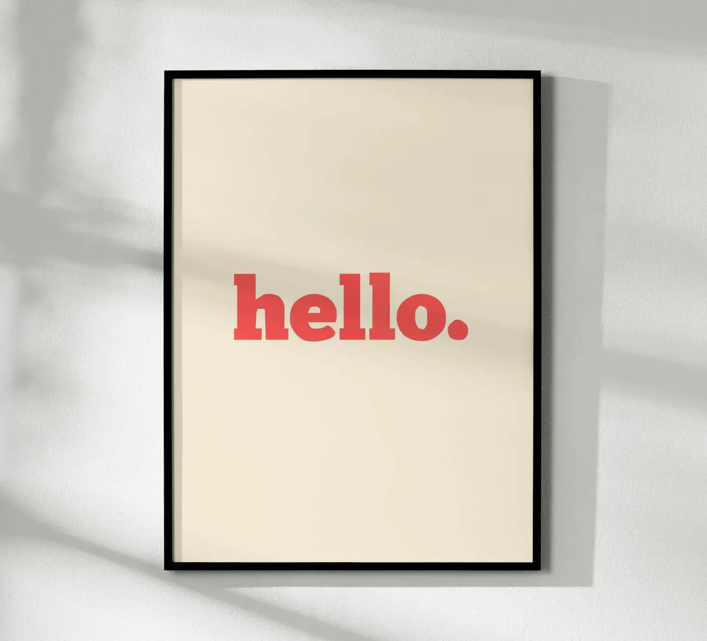 hello. Poster von Pillips Studio