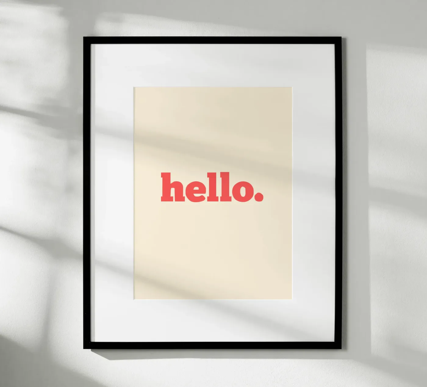 hello. Poster von Pillips Studio