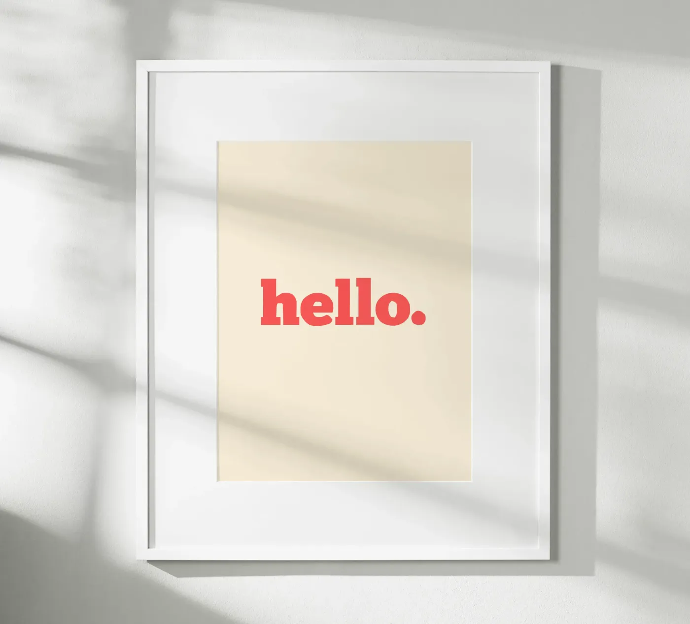 hello. Poster von Pillips Studio