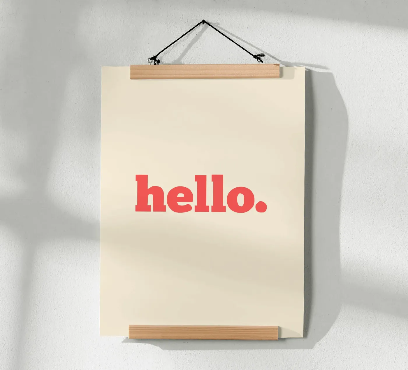 hello. Poster von Pillips Studio
