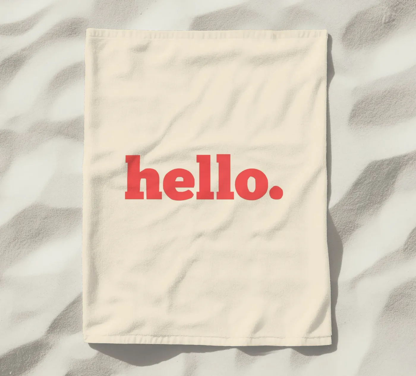 hello. Strandtuch von Pillips Studio