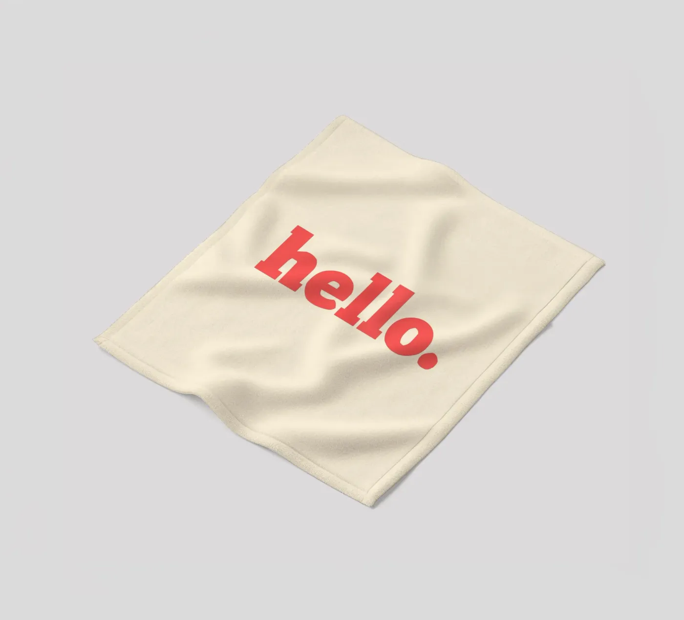 hello. Fleecedecke von Pillips Studio