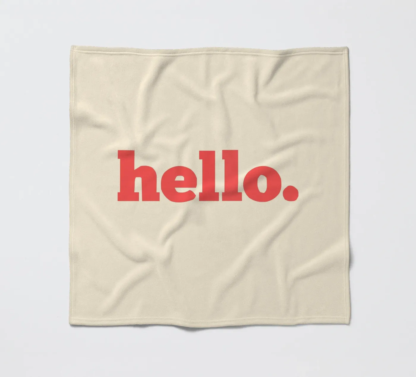 hello. Fleecedecke von Pillips Studio