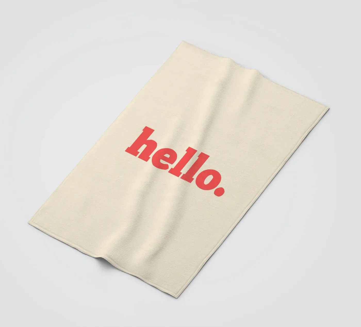hello. Fleecedecke von Pillips Studio