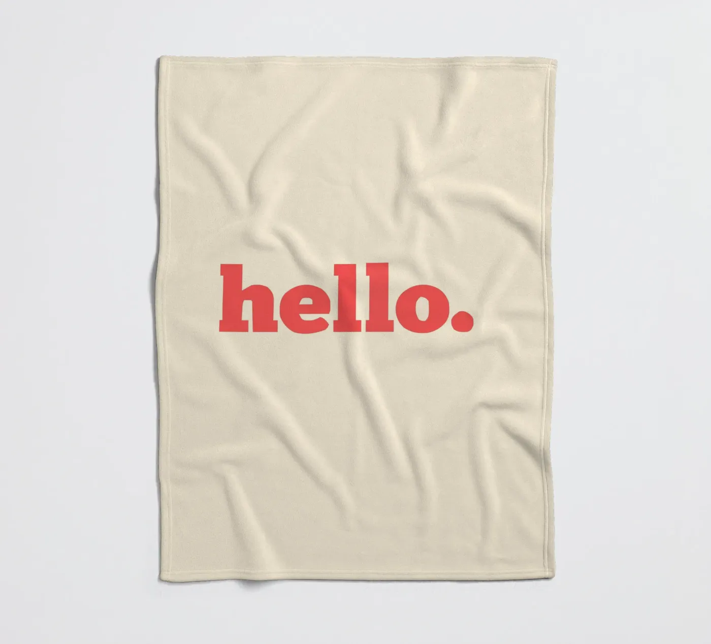 hello. Fleecedecke von Pillips Studio