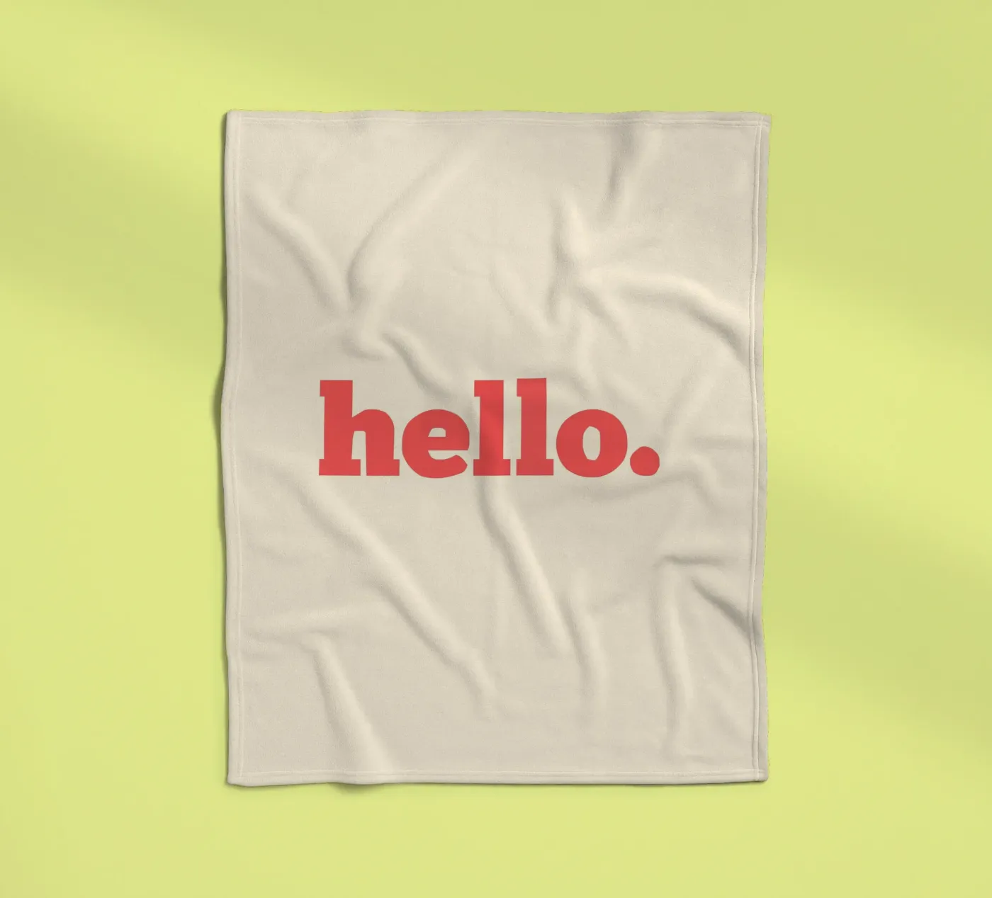 hello. Fleecedecke von Pillips Studio
