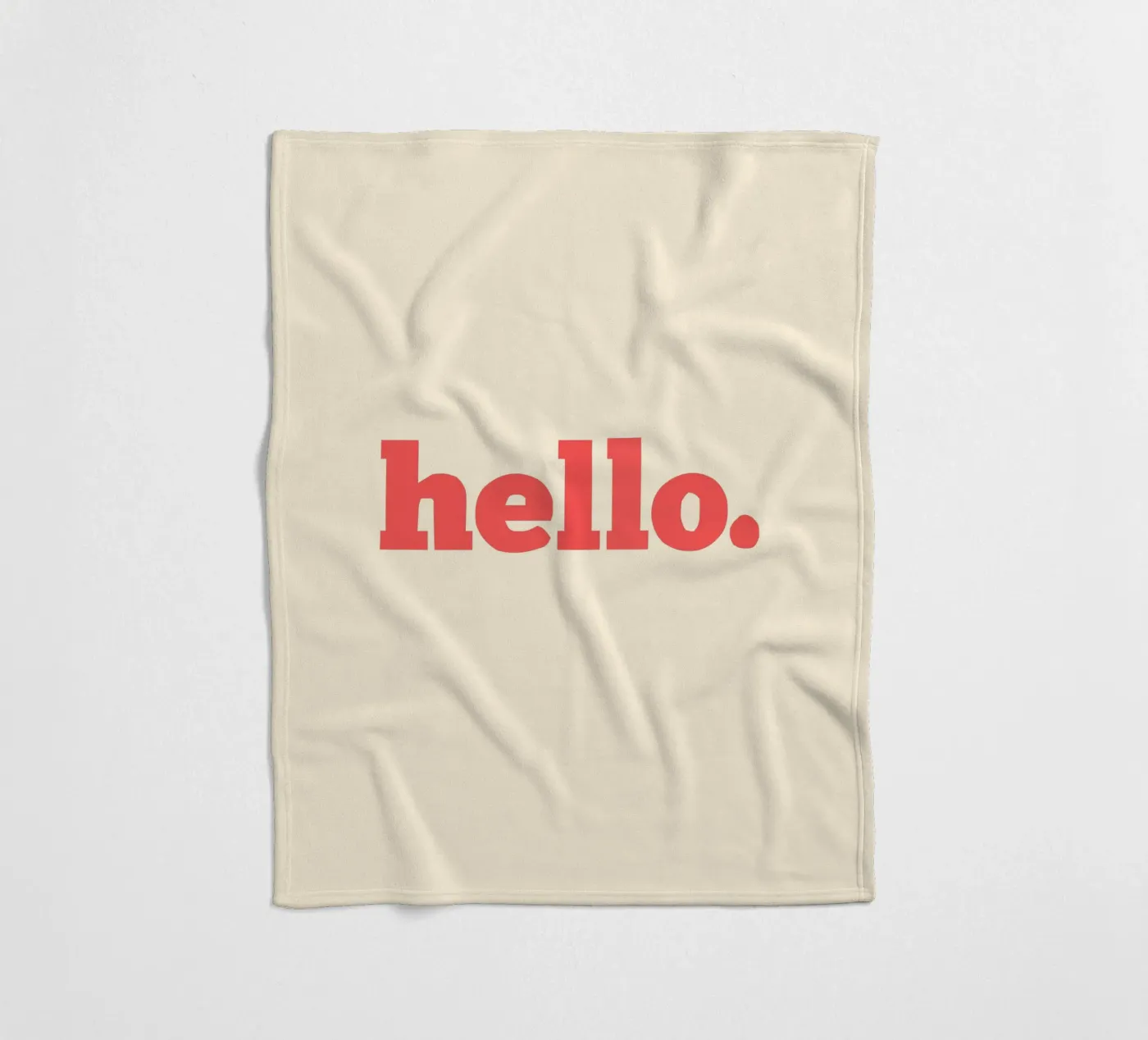 hello. Fleecedecke von Pillips Studio