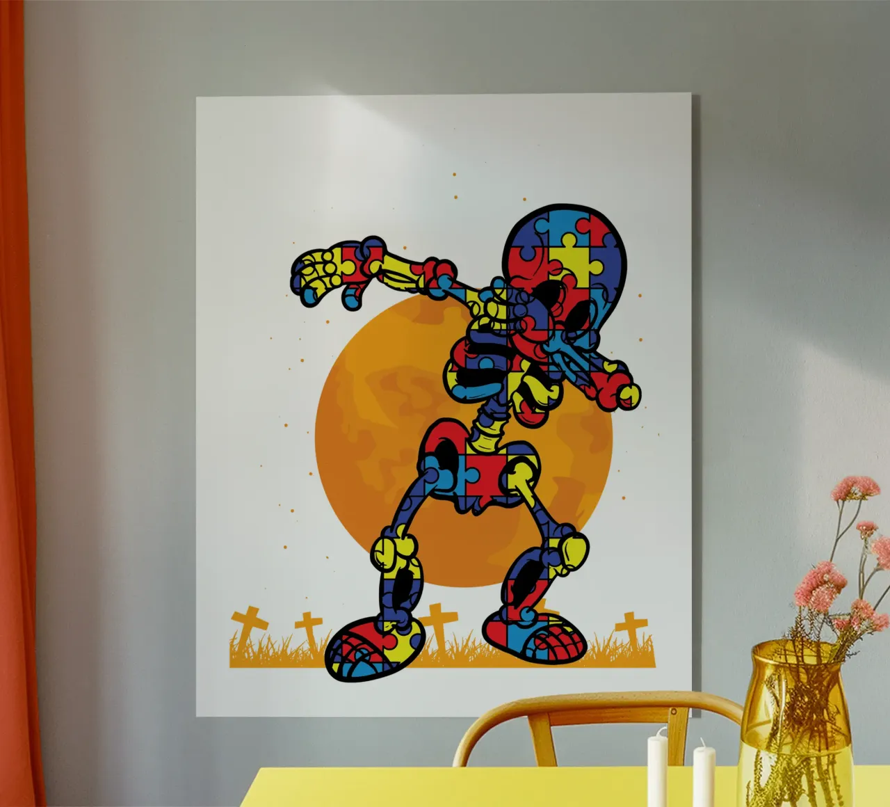 Skull Puzzle plexiglass da edsonramosart