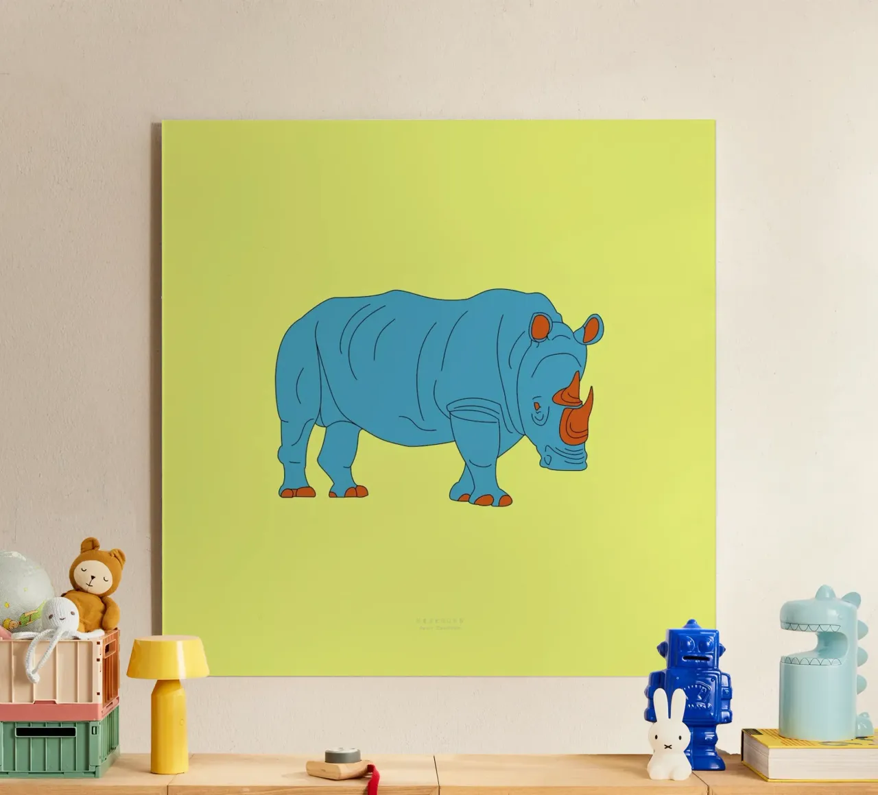 Nashorn plexiglass da Swen Swensøn