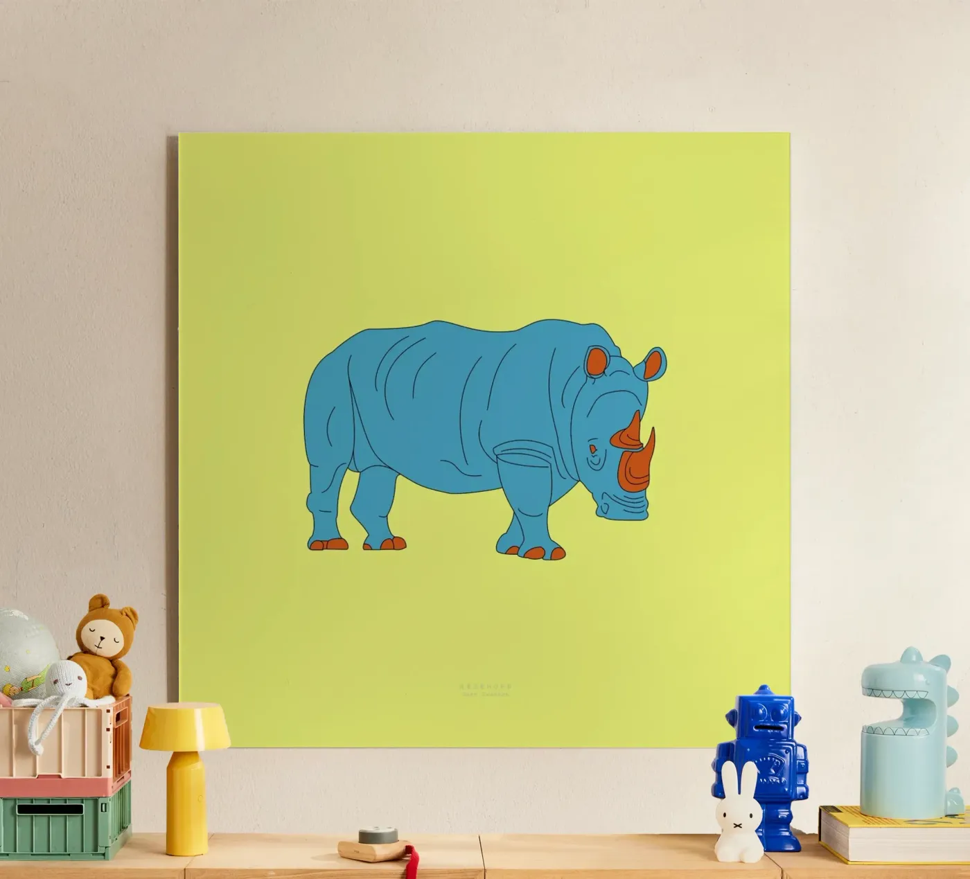 Nashorn plexiglass da Swen Swensøn