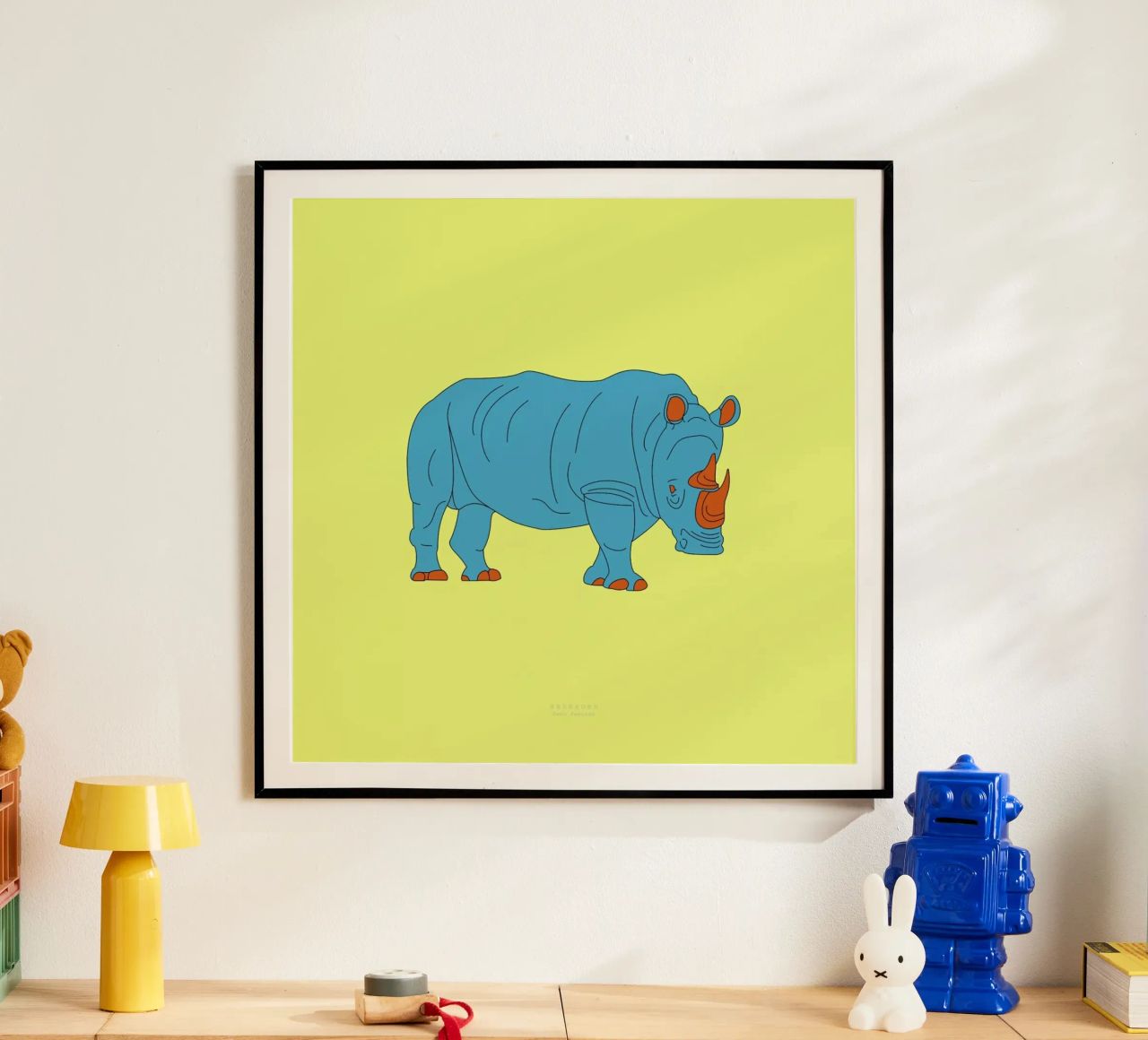 Nashorn Poster von Swen Swensøn