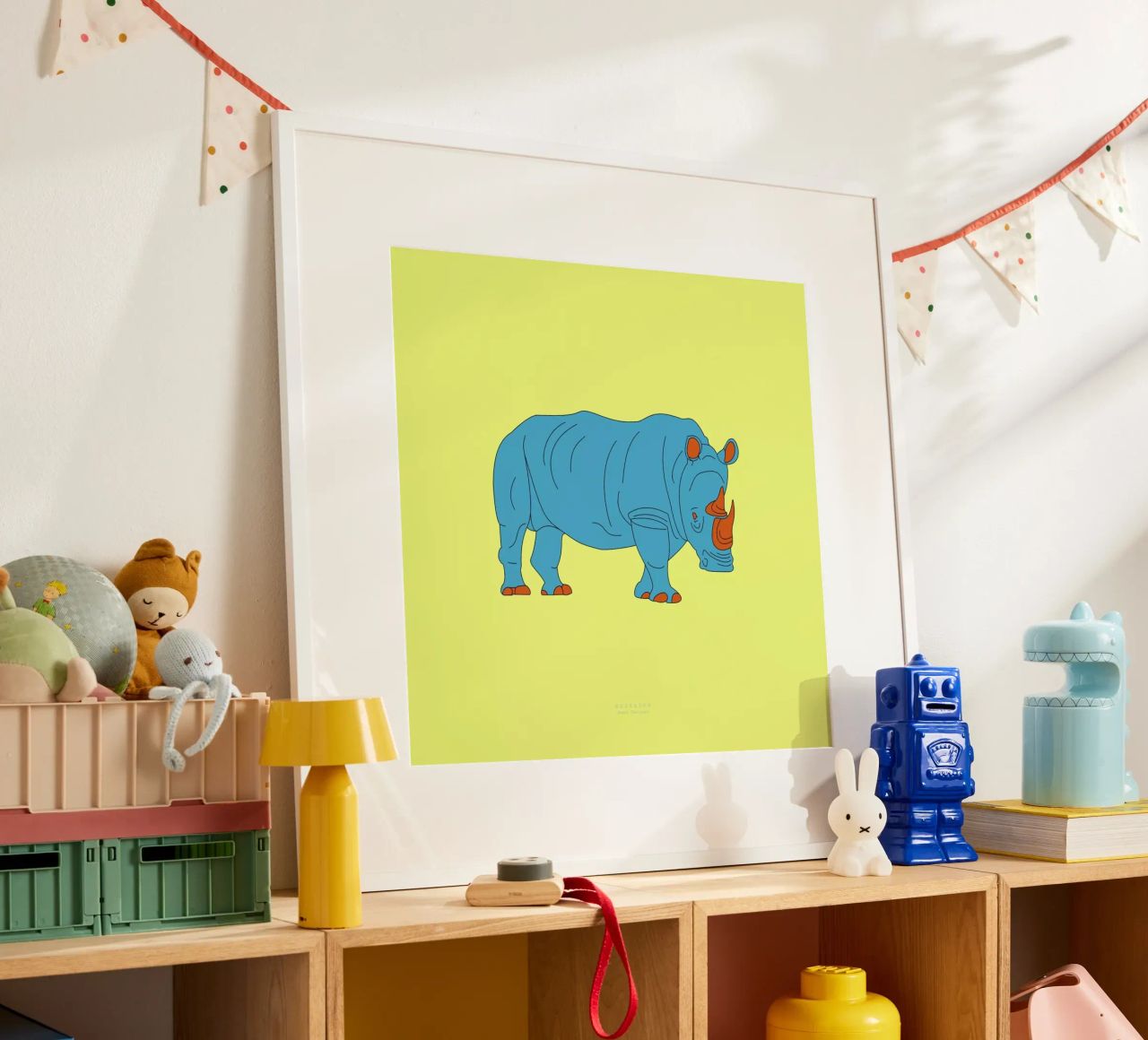 Nashorn Poster von Swen Swensøn
