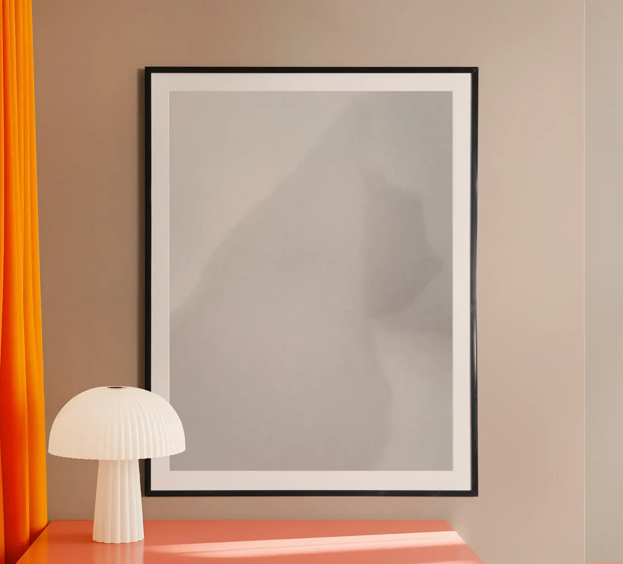 Shadow Cat poster con telaio in alluminio da menega sabidussi | moods